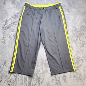 Gray and yellow Knee length pants by made for life large